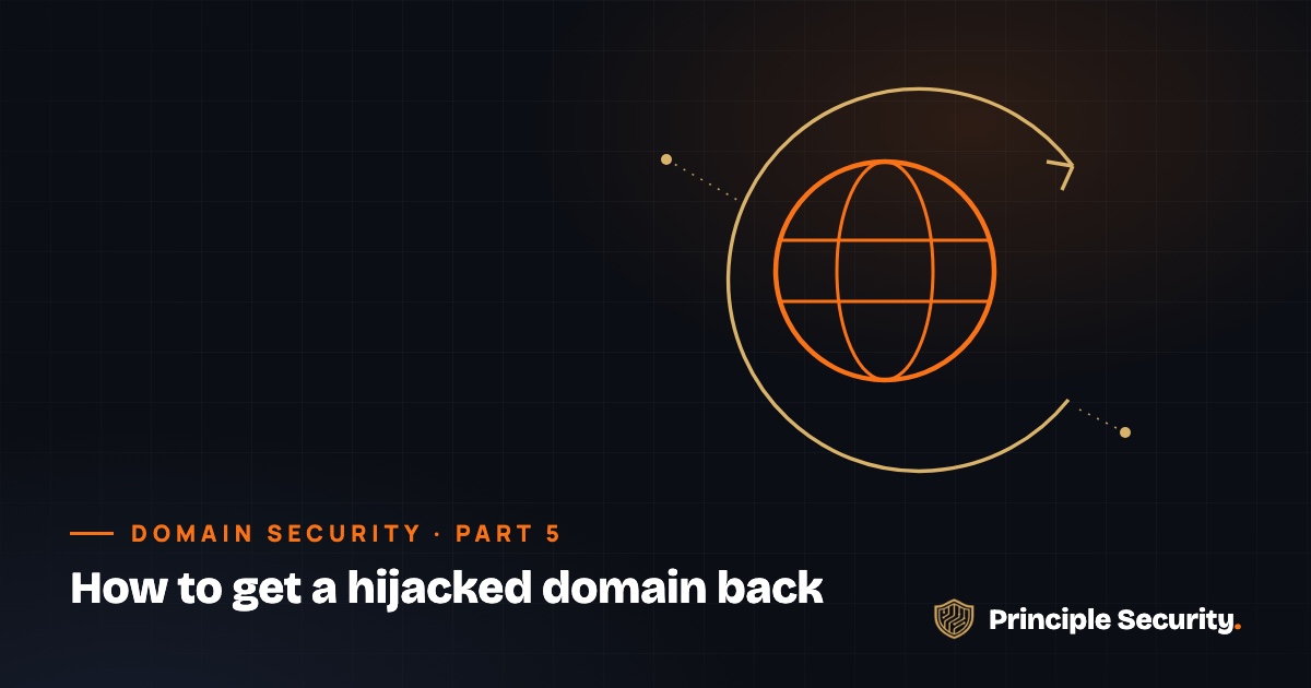 How to Get a Hijacked Domain Back
